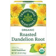 Té de raíz de diente de león tostada orgánica de Traditional Medicinals