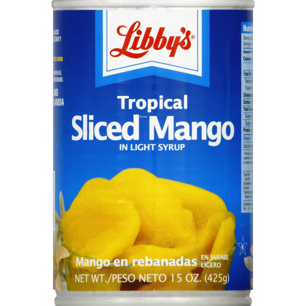 Mango Sliced Tropical de Libby