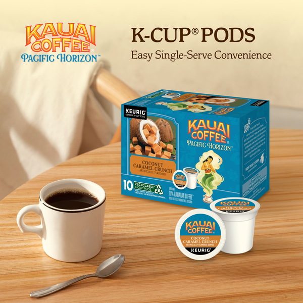 Capsules K-Cup Kauai Coffee - Croquant Caramel Coco