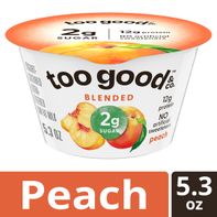 Demasiado Bueno & Co. Yogur de Durazno Mezclado