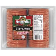 Pepperoni en Rodajas Estilo Sándwich Margherita