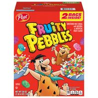 Cereal de Arroz Endulzado Post PEBBLES Fruity Pebbles