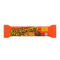 Reese's OUTRAGEOUS! King Size Candy Bar with Peanut Butter and Caramel