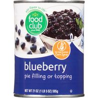 Food Club Blueberry Pie Filling or Topping
