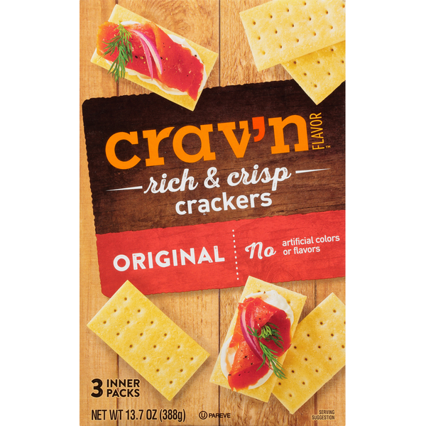 Galletas Originales Crav'n Flavor Ricas y Crujientes