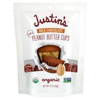 Mini Tazas de Mantequilla de Maní de Chocolate con Leche Orgánica de Justin