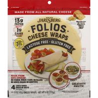 Jarlsberg Cheese Wraps - Lactose Free & Gluten Free