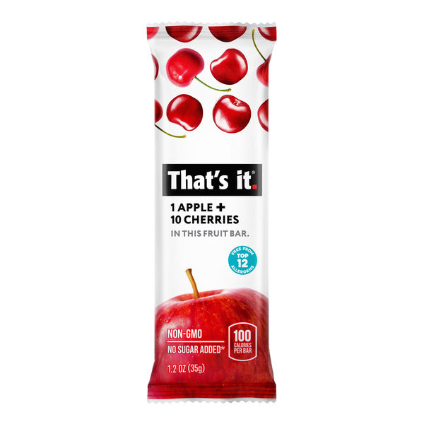 That’s it Apple + Cherry Fruit Bar