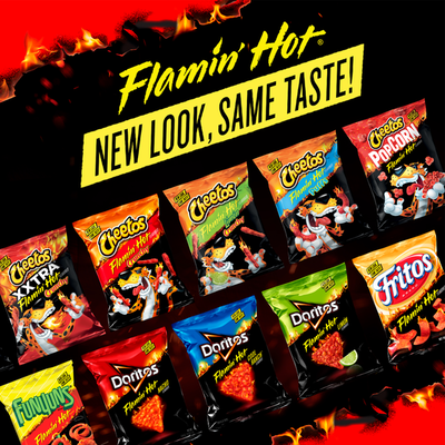 Doritos Sabor Tortilla Chips, Flamin' Hot Nacho
