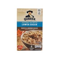 Quaker Lower Sugar Maple & Brown Sugar Instant Oats
