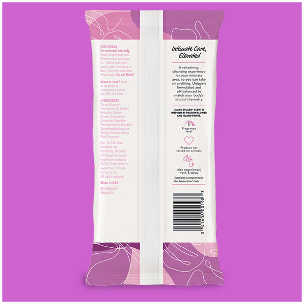 Summer's Eve Island Splash Feminine Cleansing Wipes