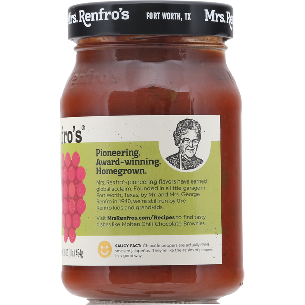 Salsa de Frambuesa y Chipotle de Mrs. Renfro - Media