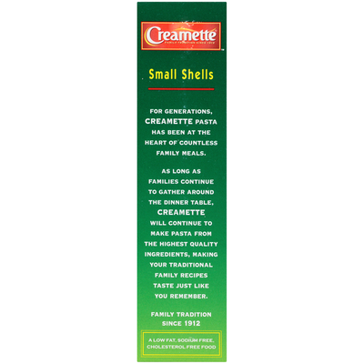 Creamette Small Shells - Premium Pasta for Culinary Delights