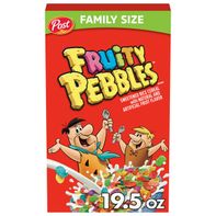 Cereal de desayuno Post Fruity PEBBLES, sin gluten