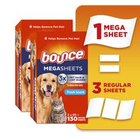 Hojas de Secado Mega Bounce para Pelo de Mascotas y Pelusa