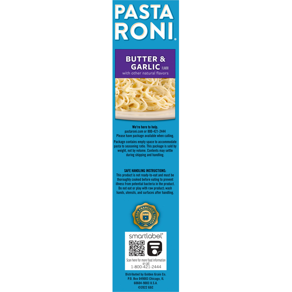 Mezcla de Pasta Roni con Mantequilla y Ajo