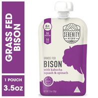 Serenity Kids Bison élevé à l'herbe avec des légumes biologiques