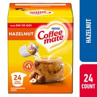 Coffee mate Crema de Café Líquida de Avellana en Porciones Individuales