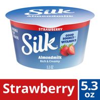 Alternativa de Yogur de Almendra Sin Lácteos de Fresa Silk