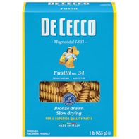 De Cecco Fusilli No. 34 - Pâtes italiennes premium