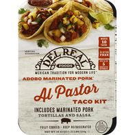 Kit de Tacos Del Real - Al Pastor avec Porc Mariné à l'Adobo