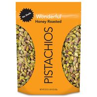 Wonderful No Shells Honey Roasted Pistachios