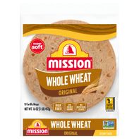 Tortillas de Harina de Trigo Integral Suaves Mission
