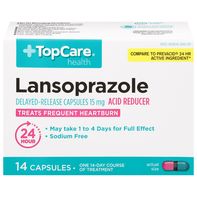 Capsules de Lansoprazole 15 mg TopCare