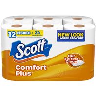 Papier toilette Scott ComfortPlus - Douceur et résistance 1 épaisseur