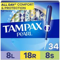 TAMPAX Pearl Tampons Multipack con protección contra filtraciones