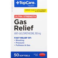 TopCare Ultra Strength Soulagement des Gaz Softgels, 180 mg
