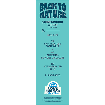 Back to Nature Stoneground Wheat Crackers