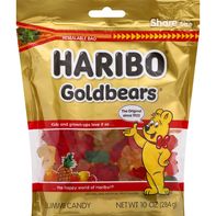 HARIBO Gummi Candy Goldbears - Tamaño para compartir