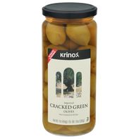 Krinos Cracked Green Olives - Imported Delicacy