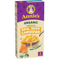 Pasta de Conchas Orgánica de Annie con Cheddar Añejo