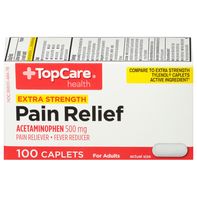 TopCare Extra Strength Soulagement de la Douleur, Capsules de 500 mg
