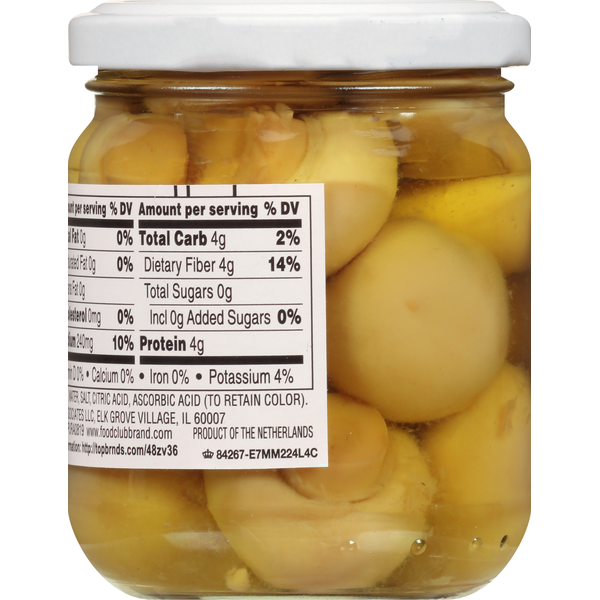 Food Club Whole Mushrooms - Premium Quality