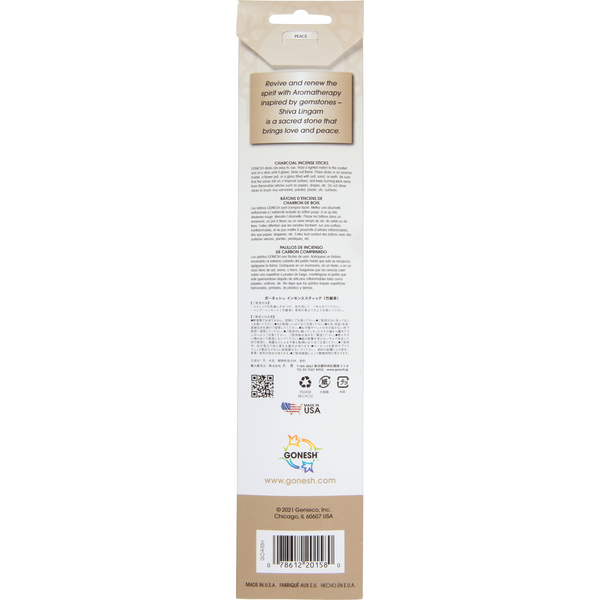 GONESH Varitas de Incienso Extra Ricas - Aromaterapia para la Paz
