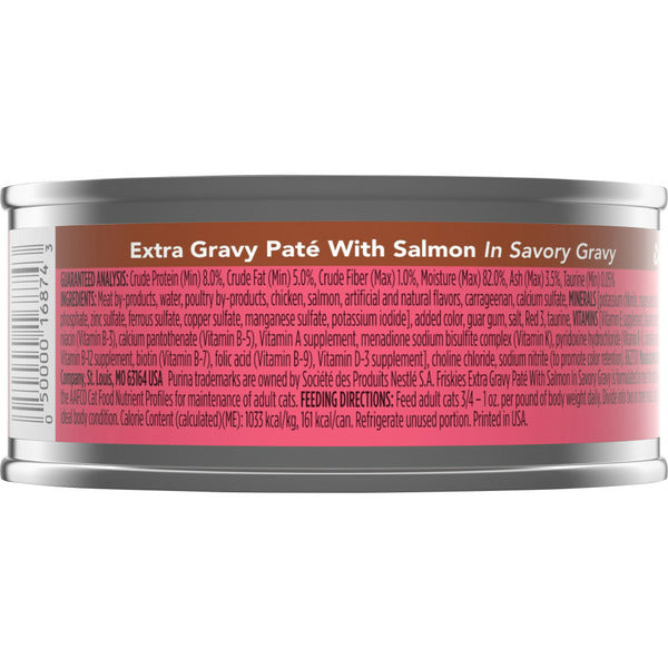 Purina Friskies Pate Húmedo Extra Salsa para Gatos con Salmón