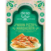Deep Indian Kitchen Margherita Naan Pizza