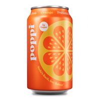Poppi Prebiotic Soda, Orange