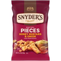Snyder's of Hanover Mezcla de Snacks de Mostaza y Cebolla con Miel