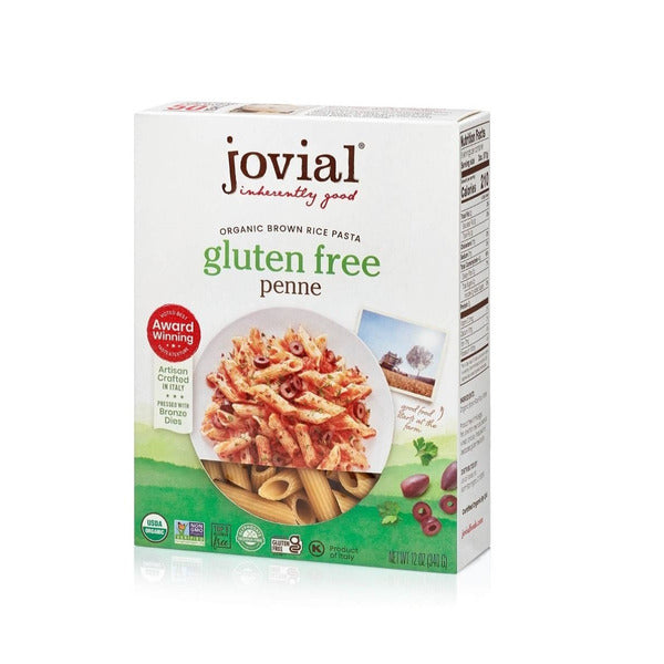Jovial Pennes Rigate de Riz Brun Bio Sans Gluten