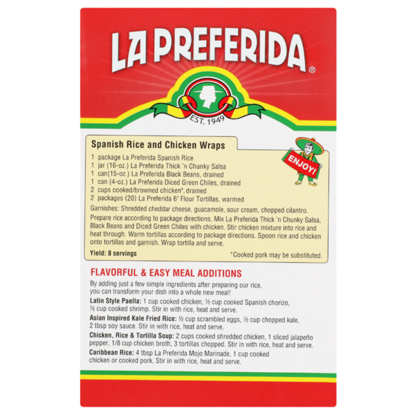 La Preferida Spanish Rice - Quick & Flavorful Side Dish