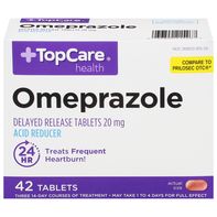 Tabletas de Omeprazol TopCare 20 mg