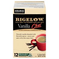 Bigelow Vanilla Chai Black Tea 12 K-Cup