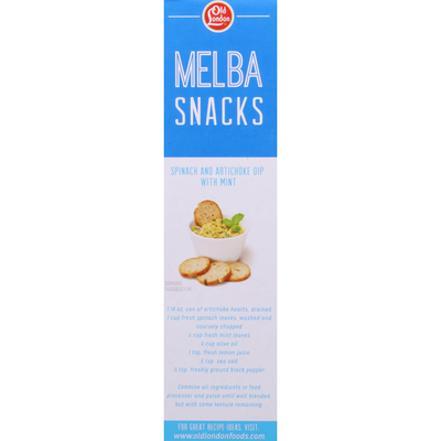Old London Sea Salt Melba Snacks