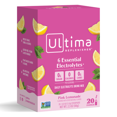 Mezcla de Electrolitos Ultima Replenisher Daily - Paquetes de Pink Lemonade