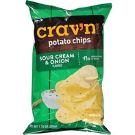 Crav'n Flavor Papas Fritas de Crema Agria y Cebolla