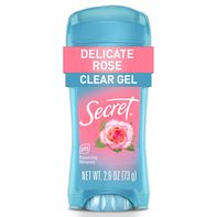 Desodorante y Antitranspirante en Gel Transparente Secret